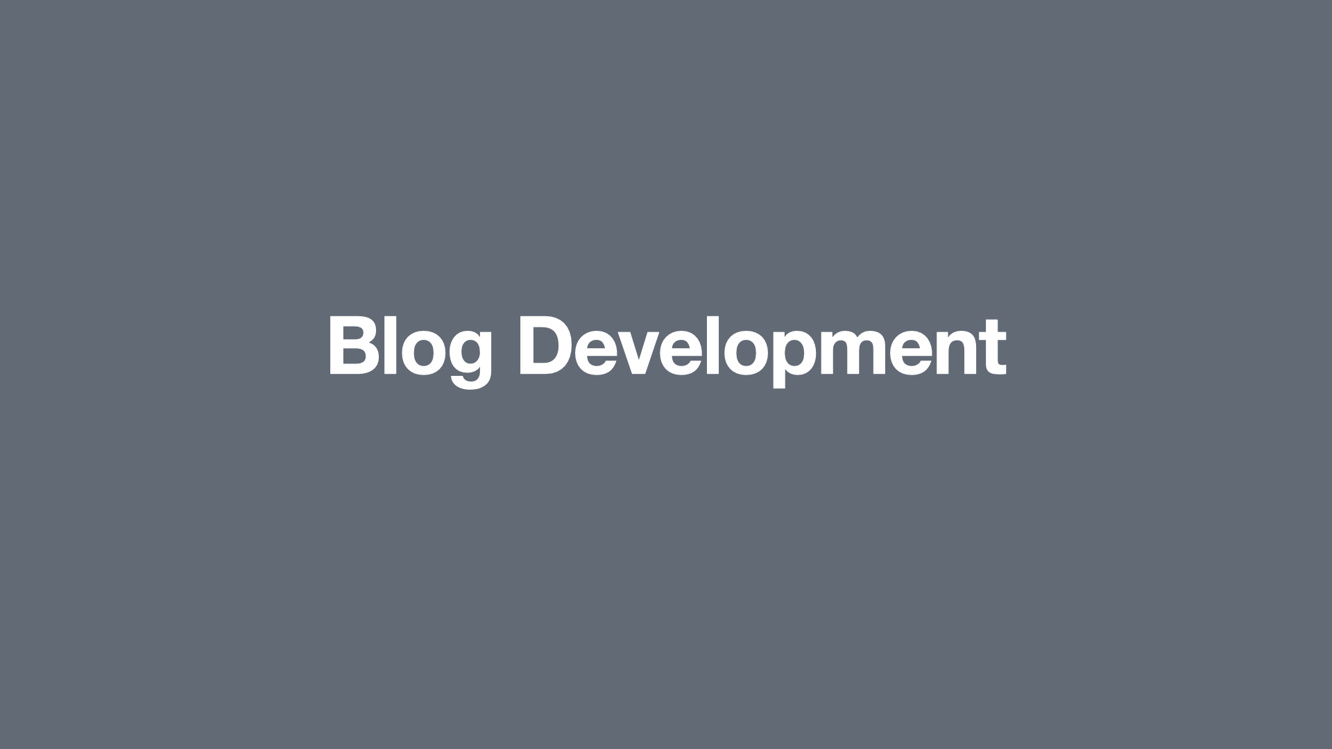 blog_development