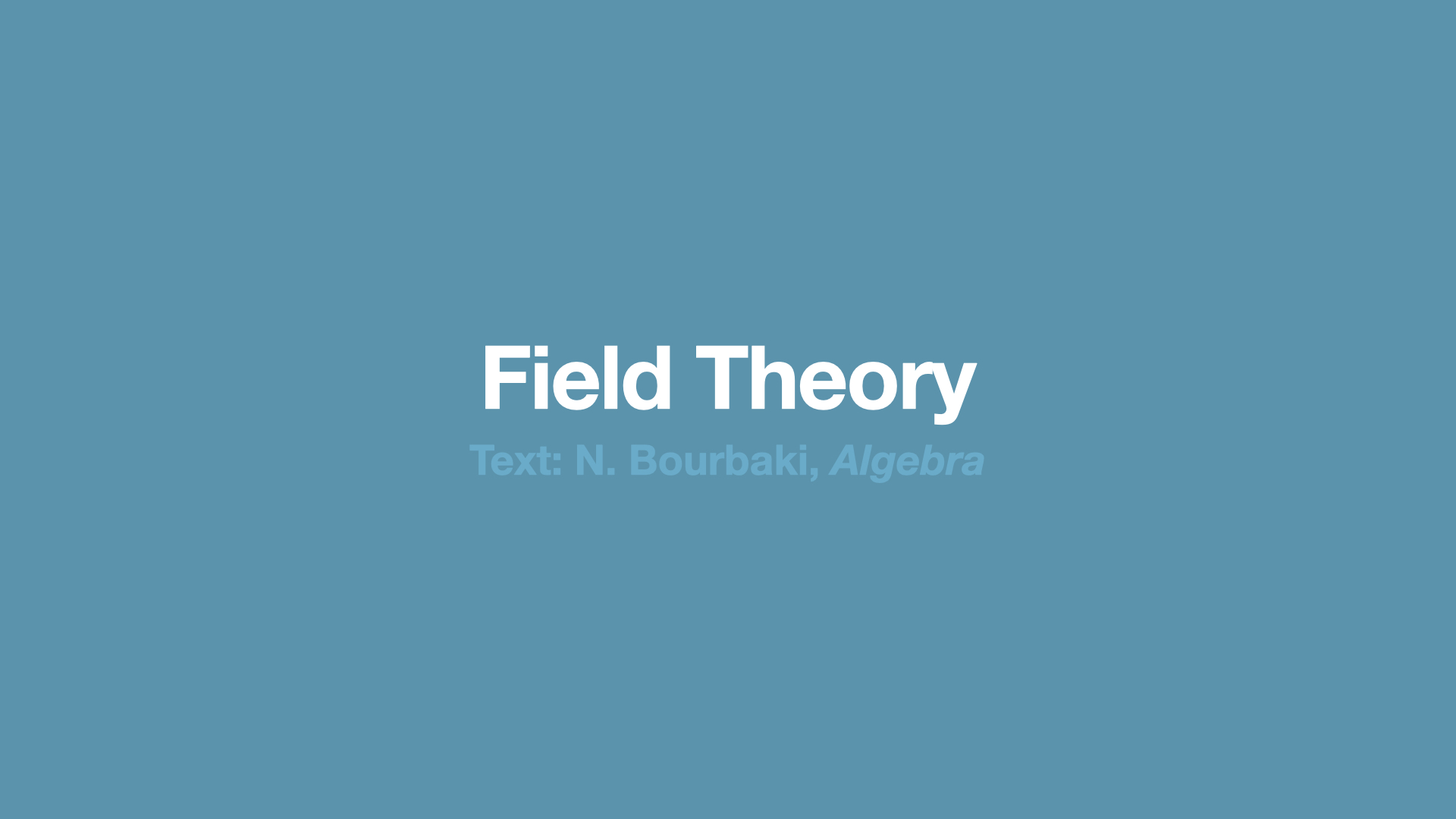 field_theory
